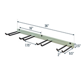 Bedrock Garage Tool Organizer | Cactus-Wall Mounted-Grease Monkey Garage