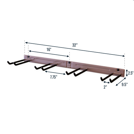 Bedrock Garage Tool Organizer | Mud-Wall Mounted-Grease Monkey Garage