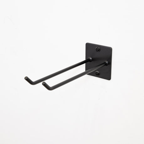 Bedrock Garage Wall Hook | Heavy-Duty | Black-Wall Mounted-Grease Monkey Garage