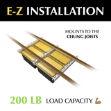 Bin Slide Overhead Storage System-Grease Monkey Garage