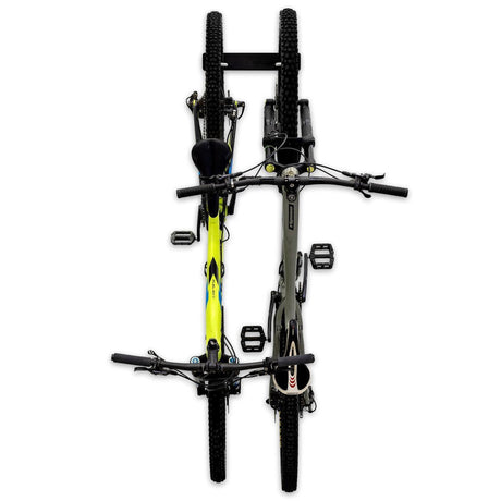 Blackstone Bike Storage Rack | 2 Bikes | Black-Wall Mounted-Grease Monkey Garage