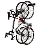 Blackstone Bike Storage Rack | 2 Bikes | Black-Wall Mounted-Grease Monkey Garage