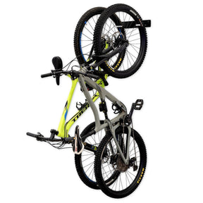 Blackstone Bike Storage Rack | 2 Bikes | Black-Wall Mounted-Grease Monkey Garage