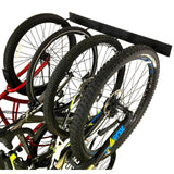 Blackstone Bike Storage Rack | 4 Bikes | Black-Wall Mounted-Grease Monkey Garage