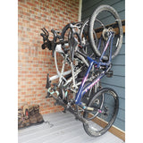 Blackstone Bike Storage Rack | 4 Bikes | Black-Wall Mounted-Grease Monkey Garage