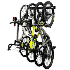 Blackstone Bike Storage Rack | 4 Bikes | Black-Wall Mounted-Grease Monkey Garage