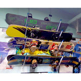 Brighton Snowboard Storage | Adjustable XSR | 4 Levels | White-Wall Mounted-Grease Monkey Garage