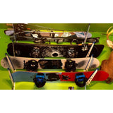Brighton Snowboard Storage | Adjustable XSR | 4 Levels | White-Wall Mounted-Grease Monkey Garage