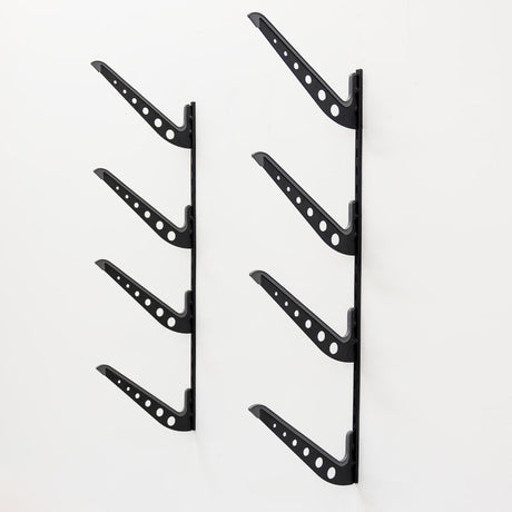 Buckroe Beach Gear Storage | Adjustable XSR | 4 Levels | Black-Wall Mounted-Grease Monkey Garage