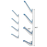 Buckroe Beach Gear Storage | Adjustable XSR | 4 Levels | White-Wall Mounted-Grease Monkey Garage