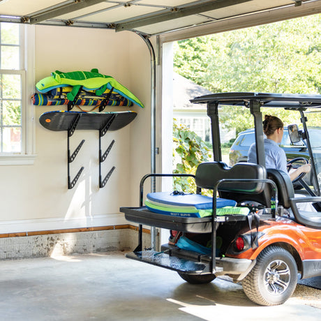 Buckroe Beach Gear Storage | Adjustable XSR | 4 Levels | White-Wall Mounted-Grease Monkey Garage