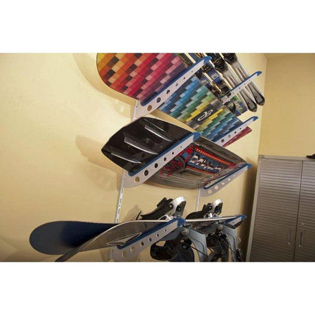 Carolina Wakesurf Storage | Adjustable XSR | 4 Levels | White-Wall Mounted-Grease Monkey Garage