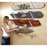 Carolina Wakesurf Storage | Adjustable XSR | 4 Levels | White-Wall Mounted-Grease Monkey Garage