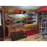 Carolina Wakesurf Storage | Adjustable XSR | 4 Levels | White-Wall Mounted-Grease Monkey Garage