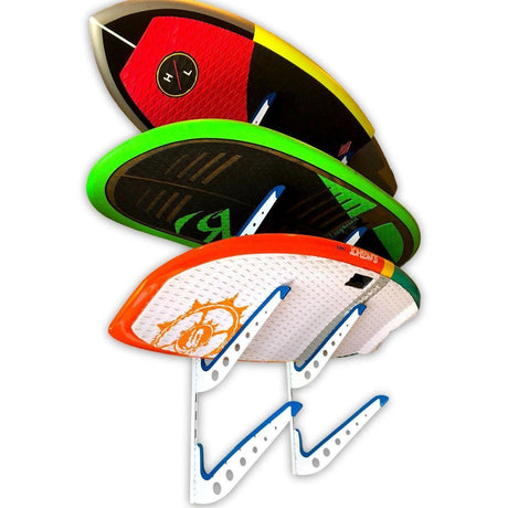Carolina Wakesurf Storage | Adjustable XSR | 4 Levels | White-Wall Mounted-Grease Monkey Garage