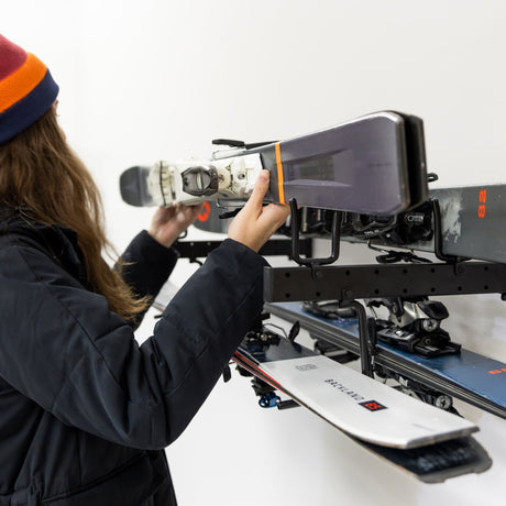 Cascade Snowboard & Ski Organizer | Horizontal Wall Mount-Wall Mounted-Grease Monkey Garage