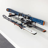 Cascade Snowboard & Ski Organizer | Horizontal Wall Mount-Wall Mounted-Grease Monkey Garage
