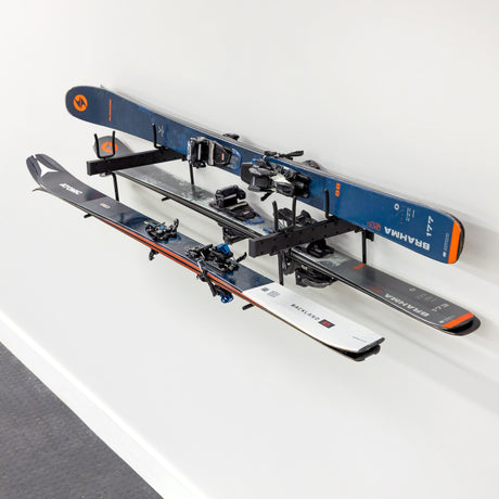 Cascade Snowboard & Ski Organizer | Horizontal Wall Mount-Wall Mounted-Grease Monkey Garage