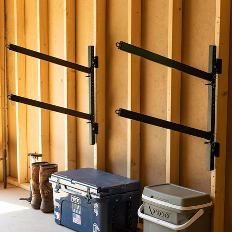 Champlain Kayak Storage | Indoor Adjustable Rack | 2 Levels-Wall Mounted-Grease Monkey Garage