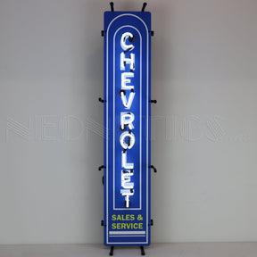 Chevrolet Vertical Junior Neon Sign-Neon Signs-Grease Monkey Garage