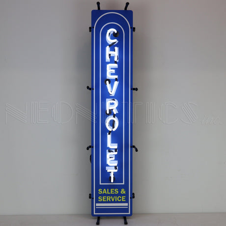 Chevrolet Vertical Junior Neon Sign-Neon Signs-Grease Monkey Garage