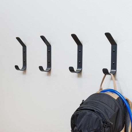 Crozet Multipurpose Wall Hooks | 4-Pack | Deep Water-Wall Mounted-Grease Monkey Garage
