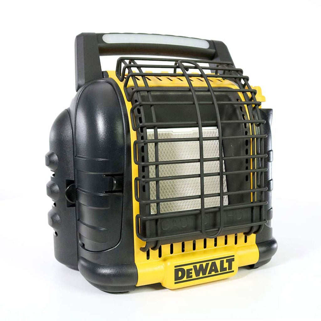 Dewalt 12,000 BTU Portable Cordless Heavy Duty Propane Radiant Heater, Black-Home & Garden | Household Appliances | Climate Control Appliances | Space Heaters-Grease Monkey Garage