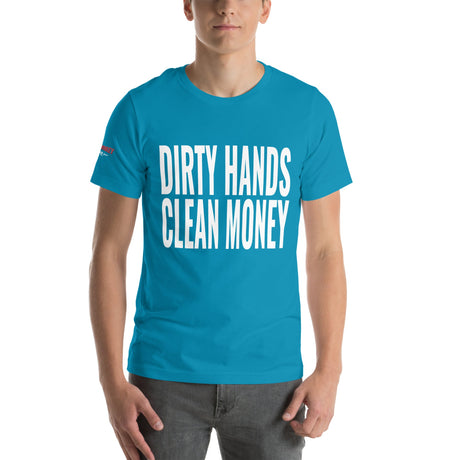 Dirty Hands Clean Money Unisex T-Shirt-Grease Monkey Garage