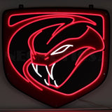 Dodge Viper LED Flex-Neon Sign in Steel Can-Grease Monkey Garage