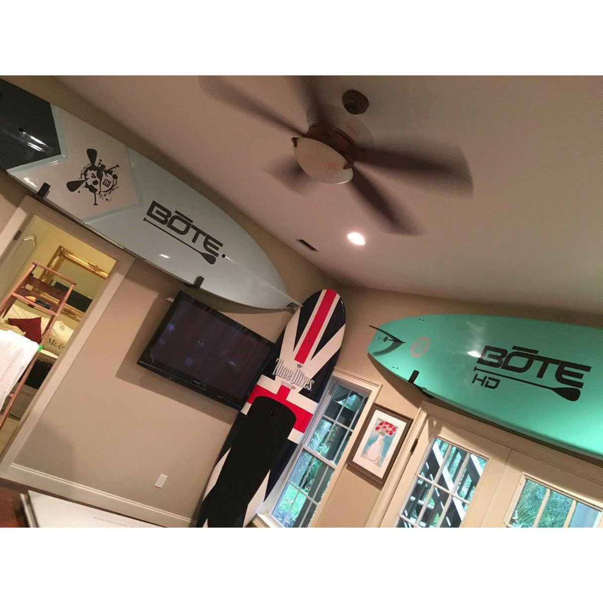 Drummond Minimalist SUP Display Rack | Holds 50 lbs-Wall Mounted-Grease Monkey Garage