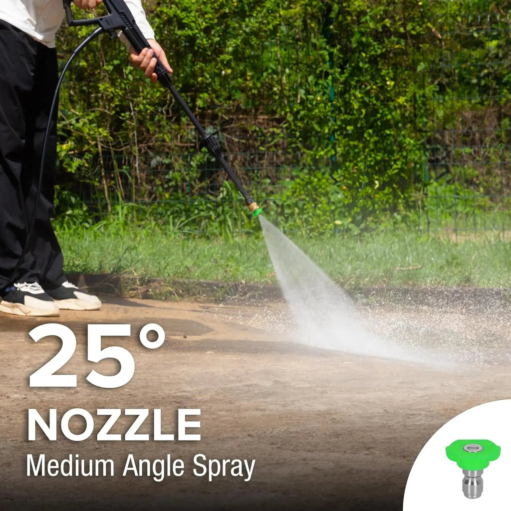Electric Pressure Washer, 1800 PSI 1.7 GPM Power Washer, Ultra Compact, Lightweight, with 2 Spray Nozzles, 20 Ft Hose, 35 Ft Power Cord, Foam Cannon, for Cleaning Cars, Driveway, Fencing-Pressure Washer-Grease Monkey Garage