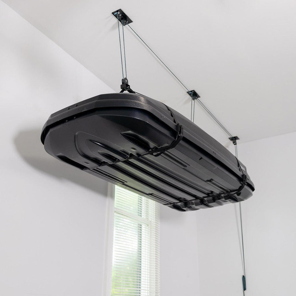 Elite Cargo Box Pulley Hoist System | Holds up to 150 lbs-Ceiling-Grease Monkey Garage