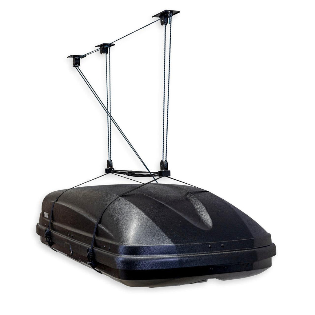 Elite Cargo Box Pulley Hoist System | Holds up to 150 lbs-Ceiling-Grease Monkey Garage