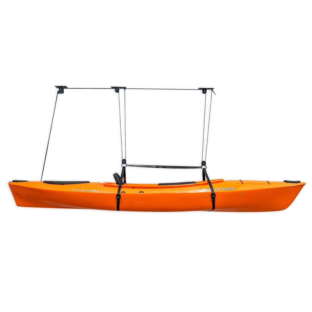 Elite Cargo Box Pulley Hoist System | Holds up to 150 lbs-Ceiling-Grease Monkey Garage