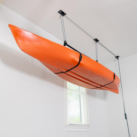 Elite Kayak Garage Ceiling Storage Hoist | Holds up to 150 lbs-Ceiling-Grease Monkey Garage