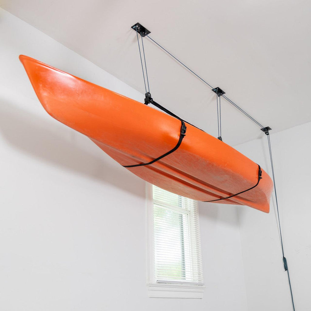 Elite Kayak Garage Ceiling Storage Hoist | Holds up to 150 lbs-Ceiling-Grease Monkey Garage