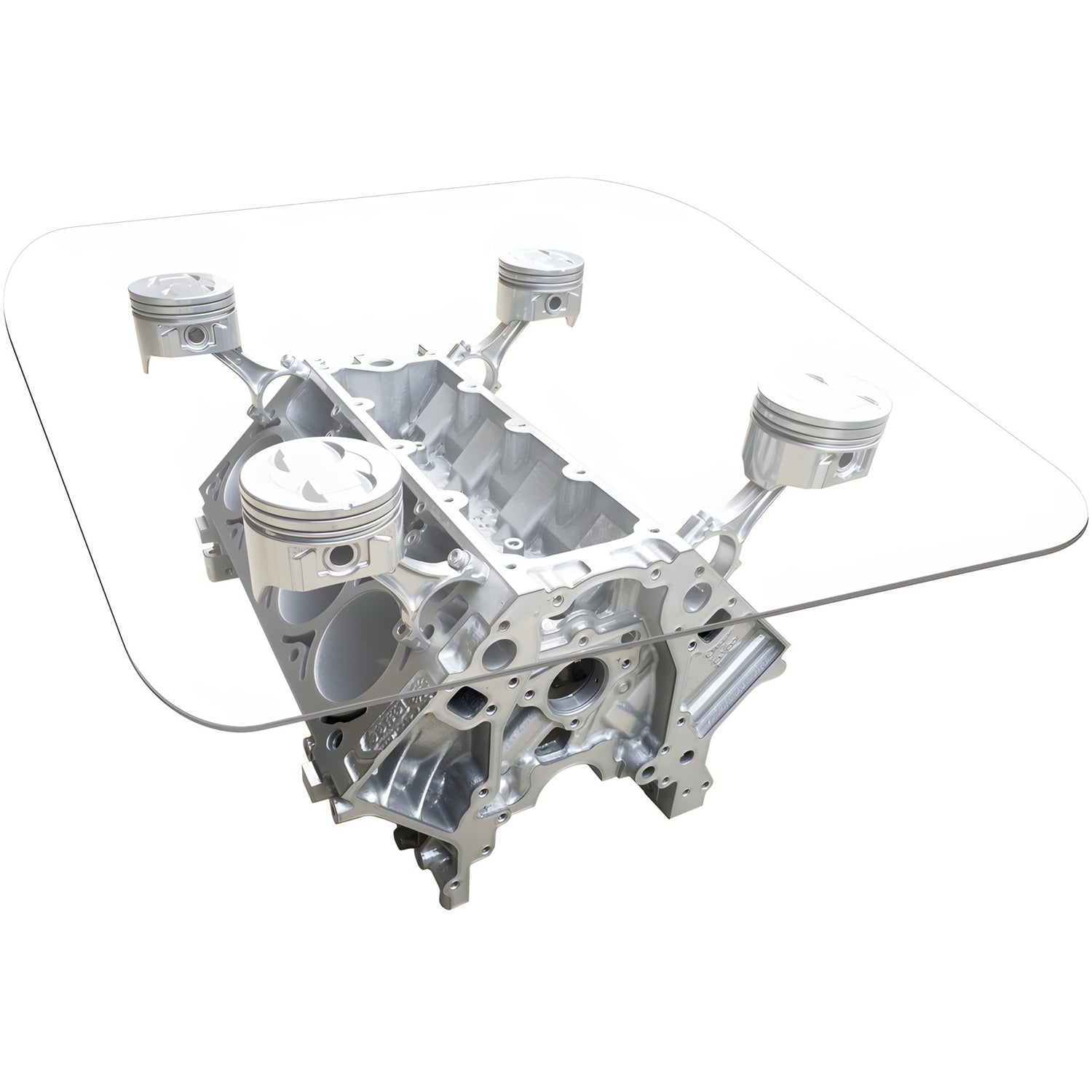 top gear v8 table Engine Block Coffee Table – V8 (GM) – Grease Monkey Garage