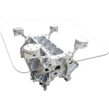 Engine Block Coffee Table – V8 (GM)-Engine Coffee Tables-Grease Monkey Garage