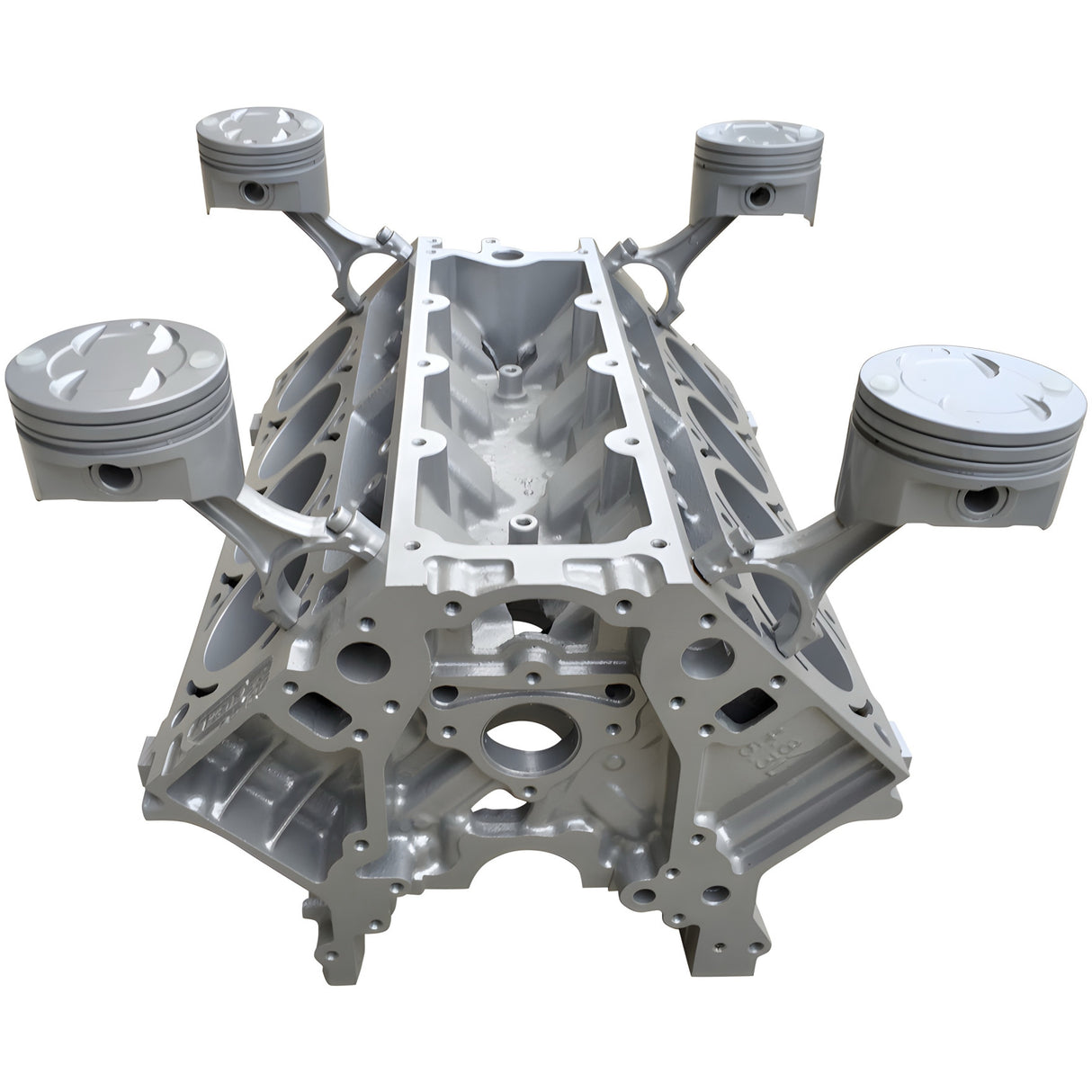 Engine Block Coffee Table – V8 (GM)-Engine Coffee Tables-Grease Monkey Garage