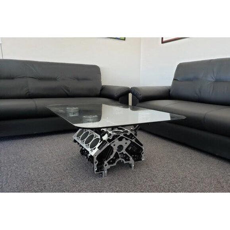 Engine Block Coffee Table – V8 (GM)-Engine Coffee Tables-Grease Monkey Garage