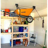 Essential Garage Ceiling Hoist | Pulley Storage System | 10' Lift-Ceiling-Grease Monkey Garage