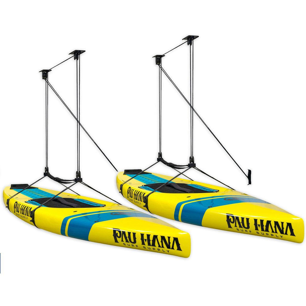 Essential SUP & Surfboard Garage Ceiling Storage Hoist | 2-Pack-Ceiling-Grease Monkey Garage
