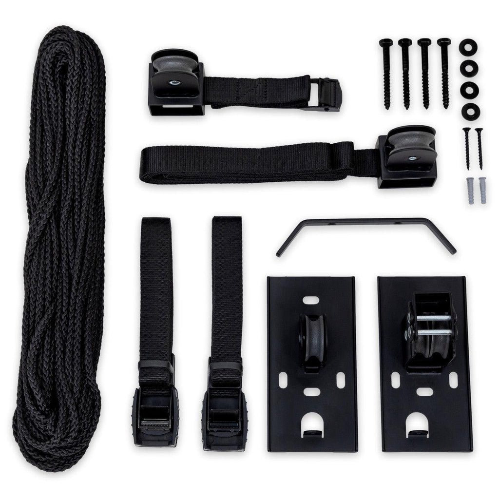 Essential SUP & Surfboard Garage Ceiling Storage Hoist | Holds up to 150 lbs | 10' Lift-Ceiling-Grease Monkey Garage
