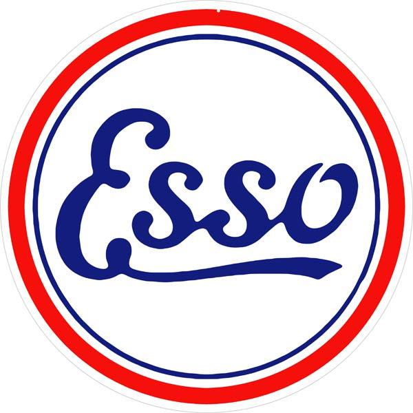 Esso Gasoline Metal Sign-Metal Signs-Grease Monkey Garage