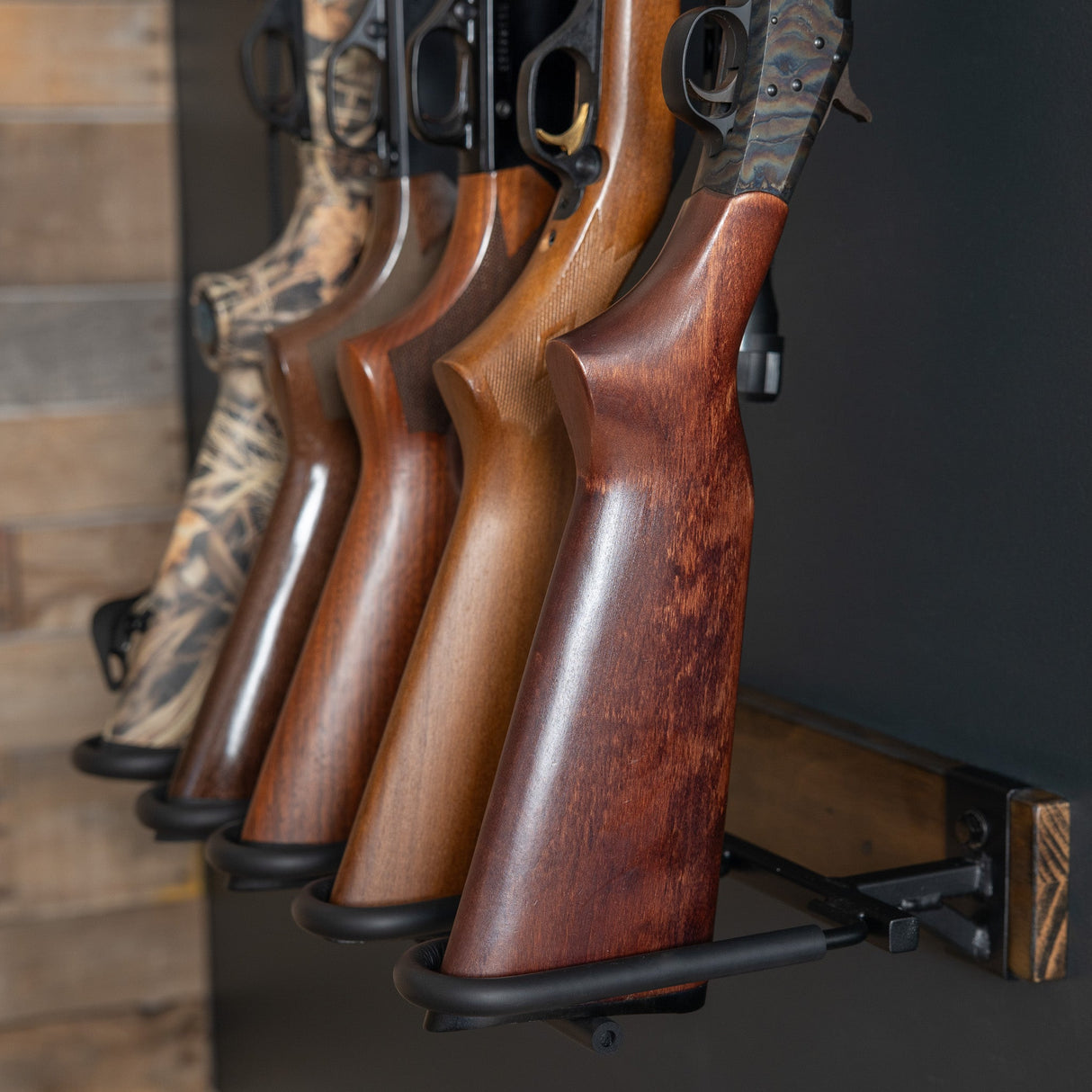 FORGE Firearm Wall Mount Display | 5 Slots-Wall Mounted-Grease Monkey Garage