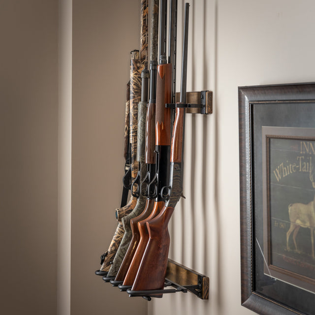 FORGE Firearm Wall Mount Display | 5 Slots-Wall Mounted-Grease Monkey Garage