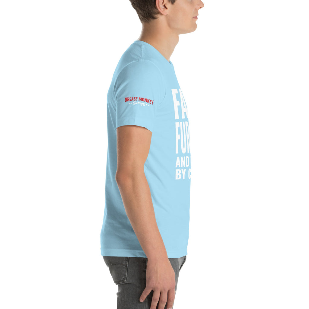 Fast Furious and Fueled by Coffee Unisex T-Shirt-Grease Monkey Garage