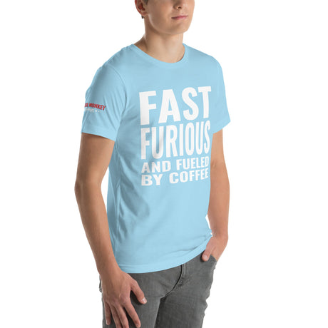 Fast Furious and Fueled by Coffee Unisex T-Shirt-Grease Monkey Garage