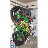 Floyd Fat Tire Bike Storage Rack | 2 Bikes-Wall Mounted-Grease Monkey Garage