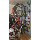 Floyd Fat Tire Bike Storage Rack | 2 Bikes-Wall Mounted-Grease Monkey Garage